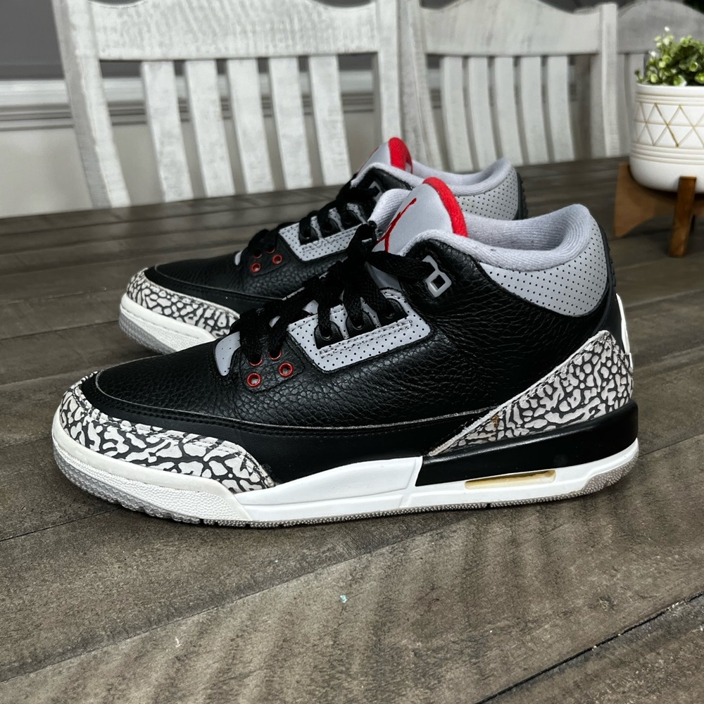 Nike Air Jordan 3 Retro Black Cement Sz 8.5